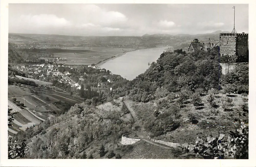 Bad Niederbreisig am Rhein — Schloss Rheineck — Ansichtskarte N.R. 1156-z - Vorderseite