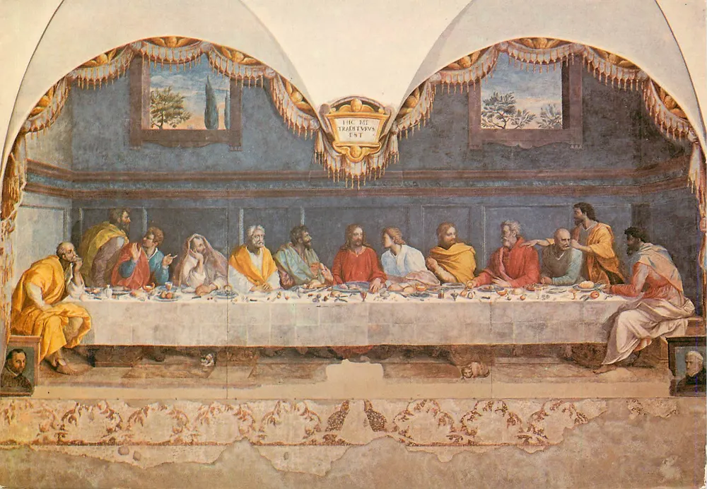 Letztes Abendmahl — Das letzte Abendmahl von Leonardo da Vinci — Edition Scala, Florenz - Vorderseite