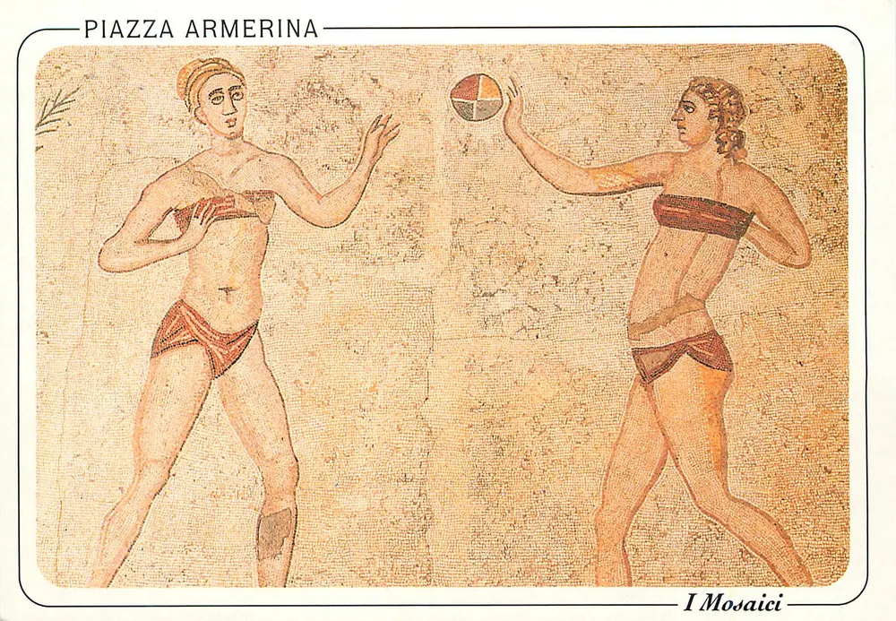 Piazza Armerina — Römische Mosaiken — I Mosaici - Vorderseite