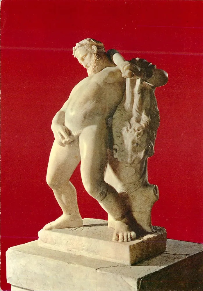 Ercolano — Casa dos Cervos — Hércules ebriço — Série E/7 — SAR - Frente