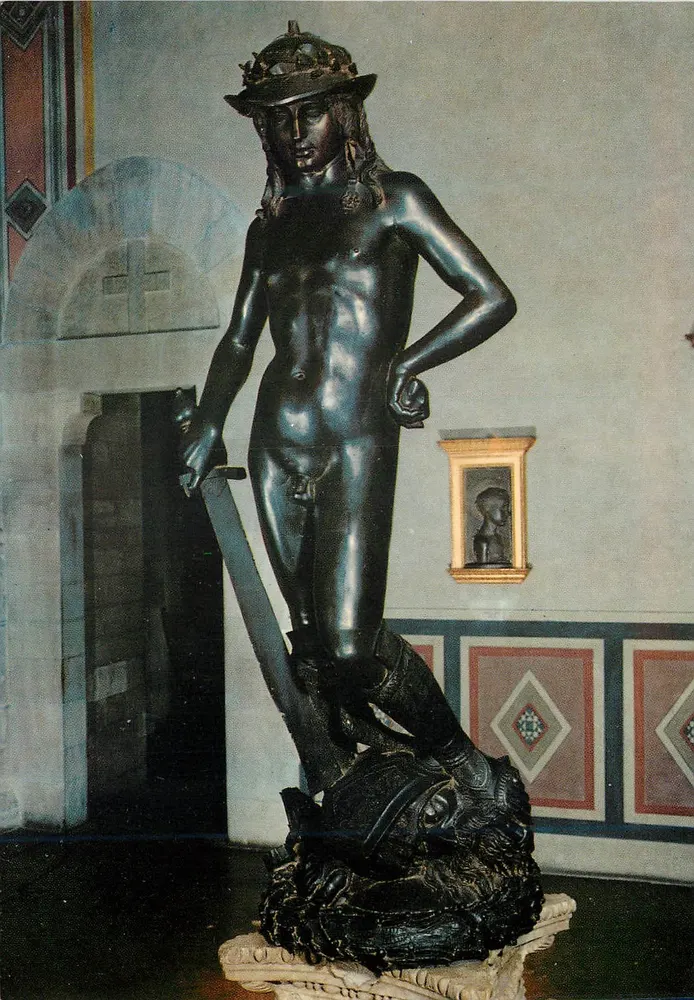 David in bronzo — Donatello, 1466 — Giusti di S. Becocci, serie A.391 - Recto