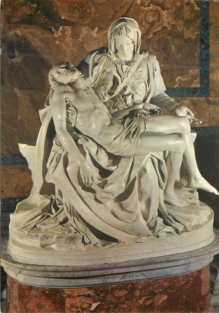 Die Pietà von Michelangelo — in der Basilika St. Peter — Verleger: literarische Zeitschrift N°12 - Vorderseite
