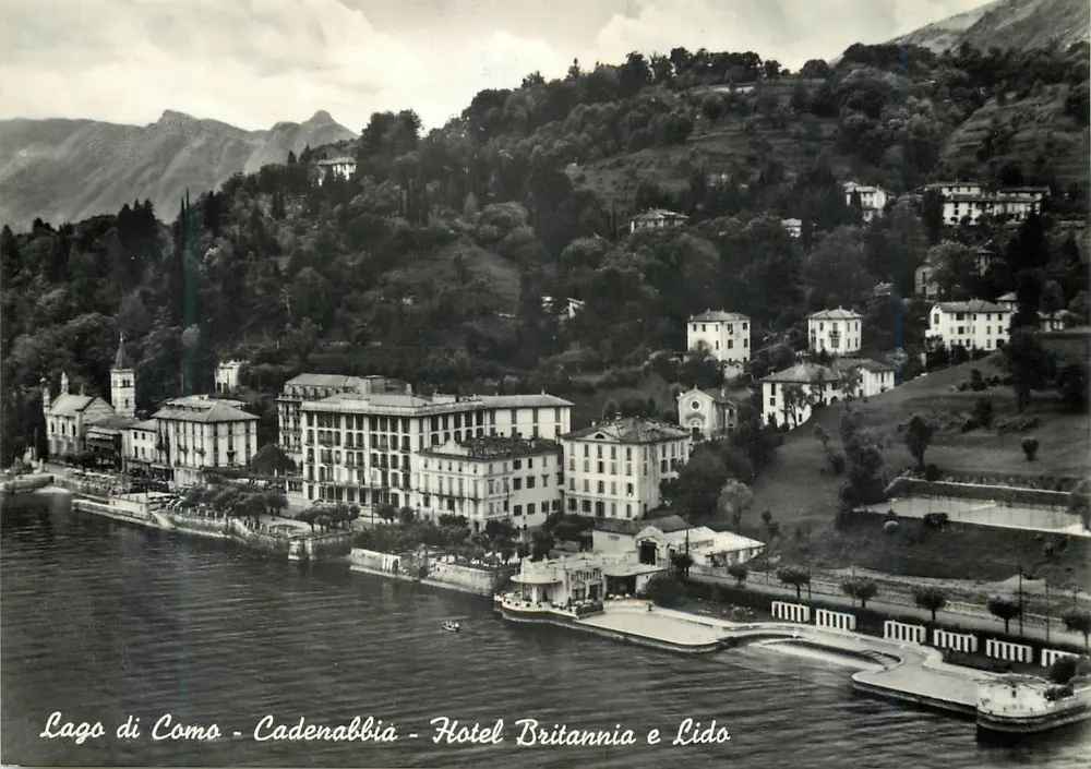 Lago di Como - Cadenabbia - Hotel Britannia e Lido - Recto