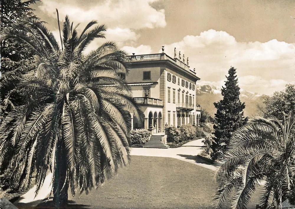 Villa Serenissima — Parc botanique des Îles de Brissago — Photo Pancaldi, Ascona - Recto