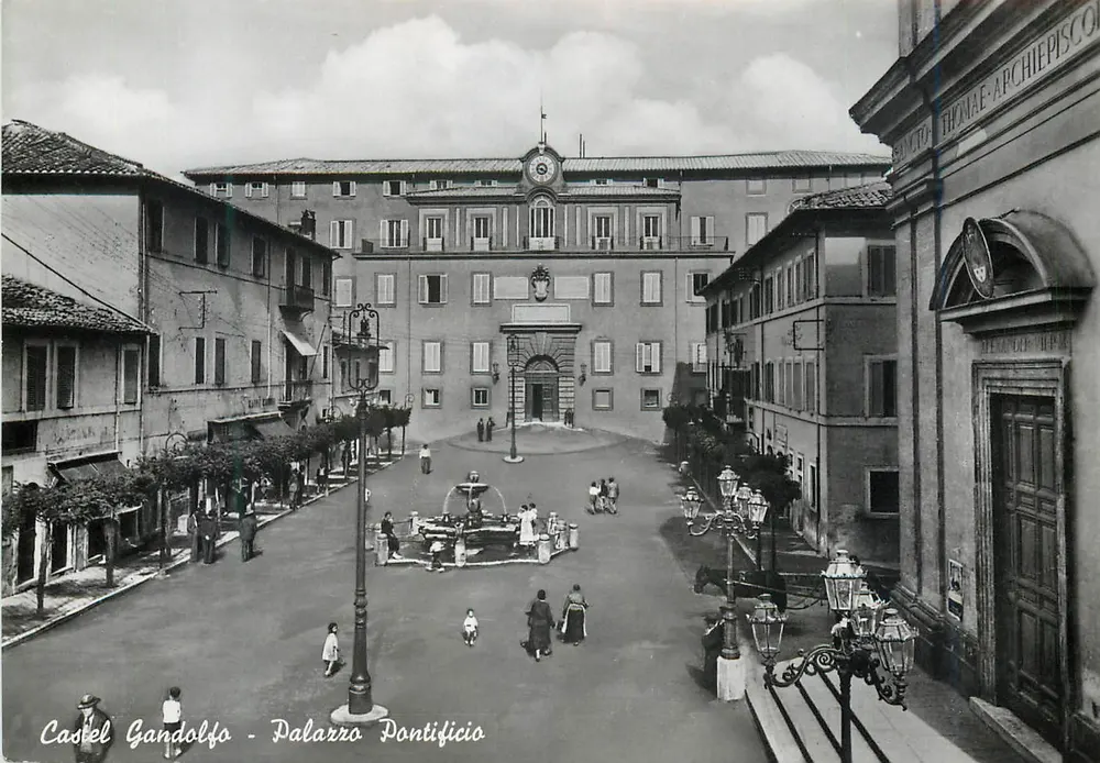 Castel Gandolfo - Palácio Pontifício — editor Ediz. Evangelisti Agostino, Piazza Libertà 29 - Frente