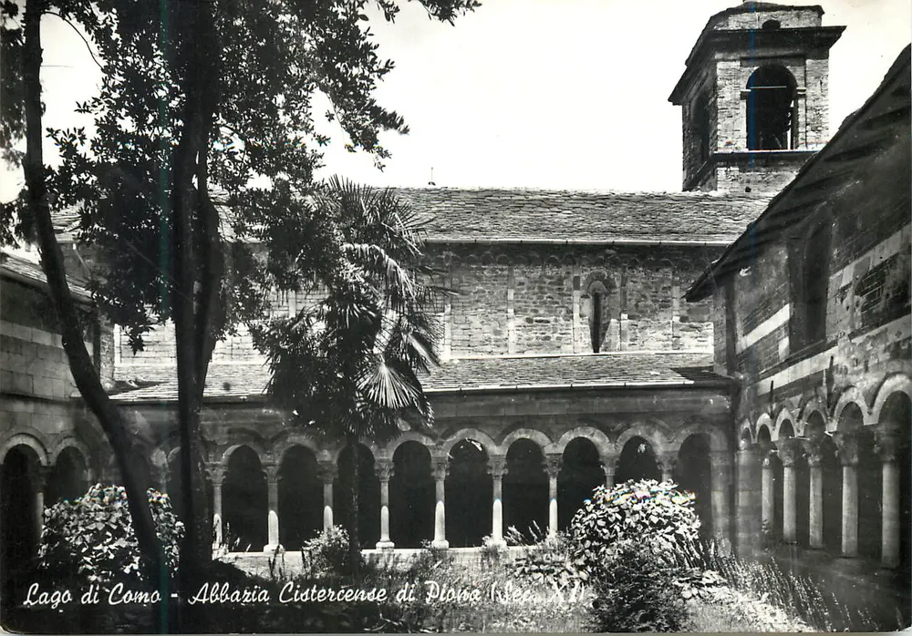 Abbazia Cistercense di Piona — Lago di Como (XII secolo) — PACE & C. - MILANO - Recto