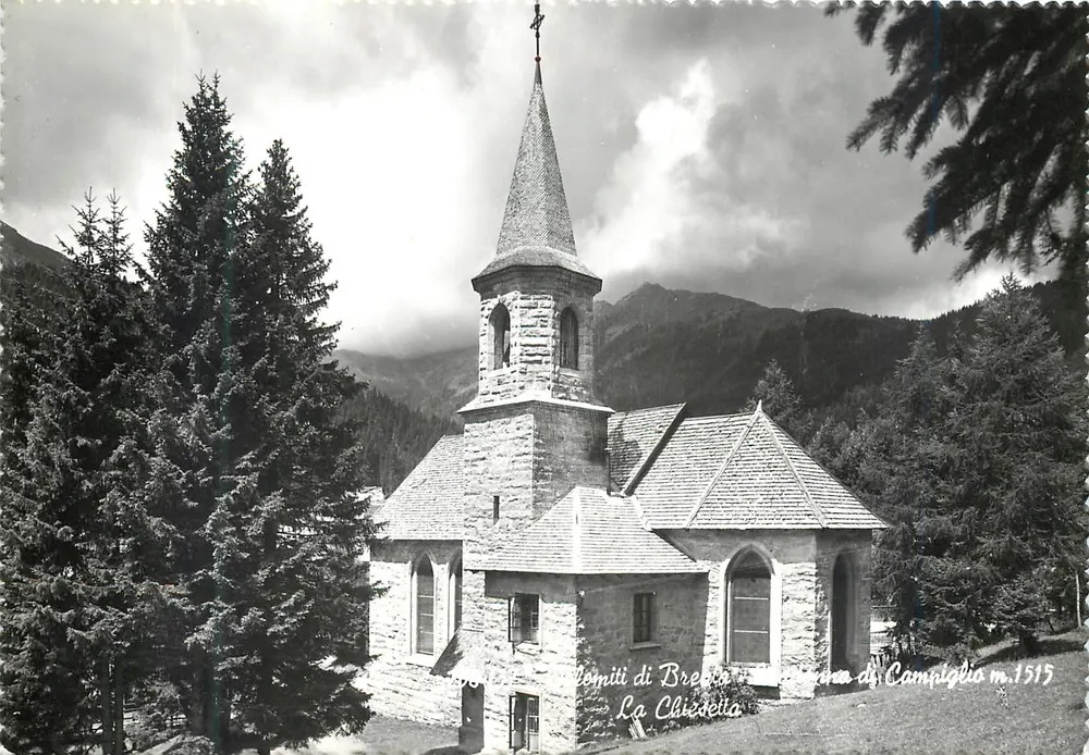 La Chiesetta — Verlag Éditions Ghedina, Cortina - Riva del Garda - Vorderseite
