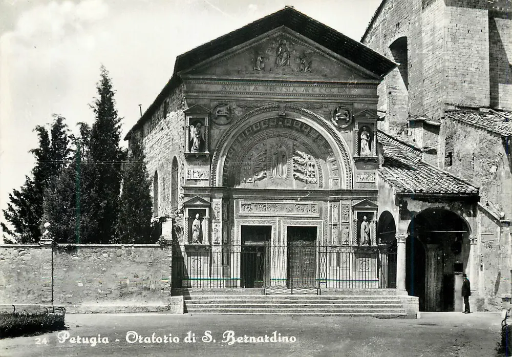 Petugia - Oratório de S. Bernardino — editor FOTO-STAMPA ANGELI - TERNI, n° 24 - Frente