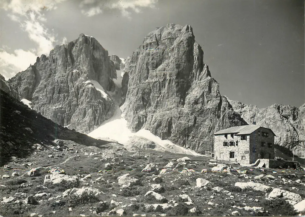 Rifugio Brentei — Dolomitas — Edições Ghedina, Cortina - Frente