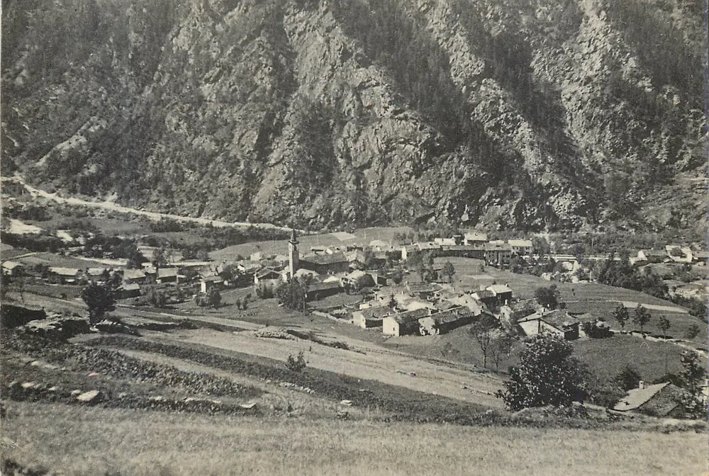 Villaretto Chisone (m. 1007) — Panorama — Foto Barral - Awers