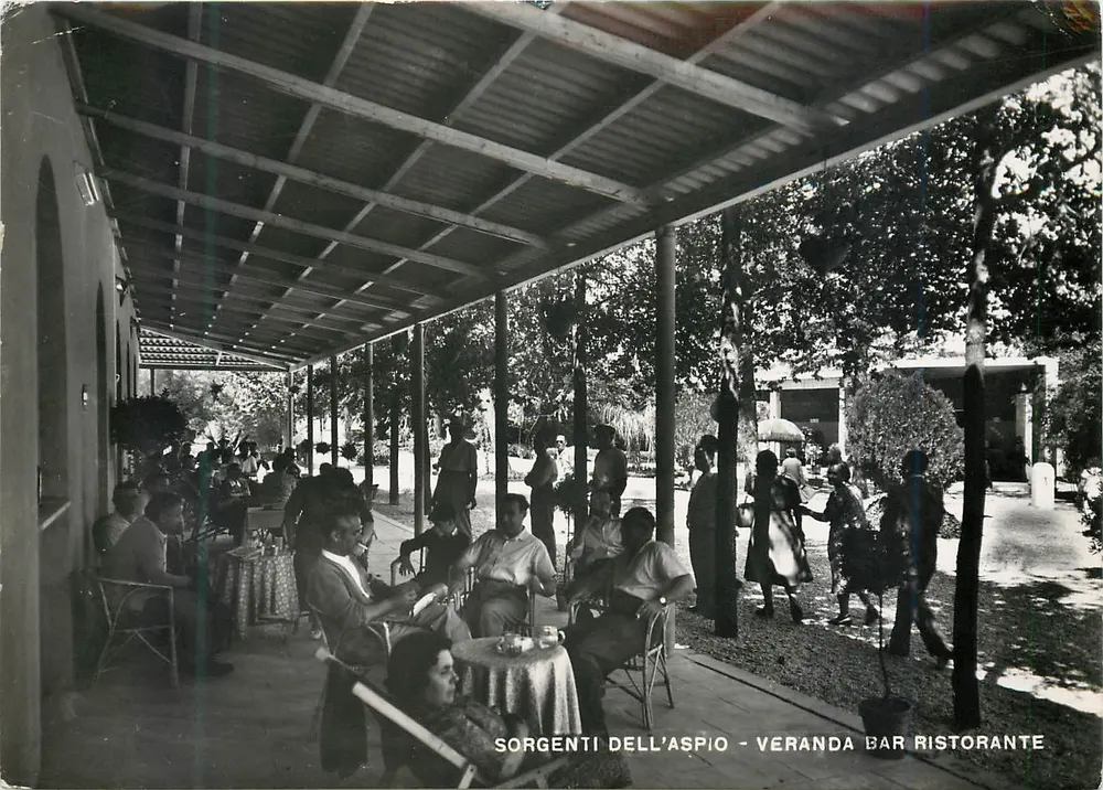 Sorgenti dell'Aspio - Veranda Bar Ristorante — Ed. Aspio - Terme - Vorderseite