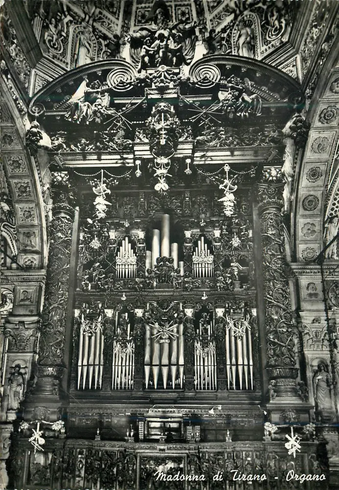 Madonna di Tirano - Organo — Éditeur Pirovano, Tirano - Recto