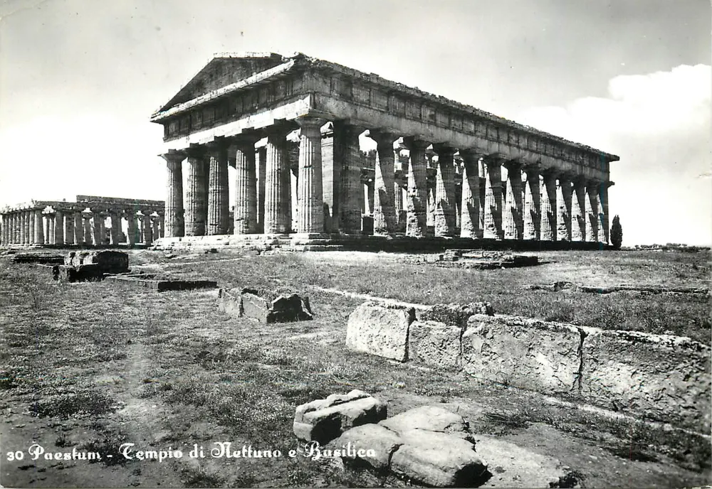 Paestum - Temple de Neptune et Basilique — Ripr. vietata, n°30 - Recto