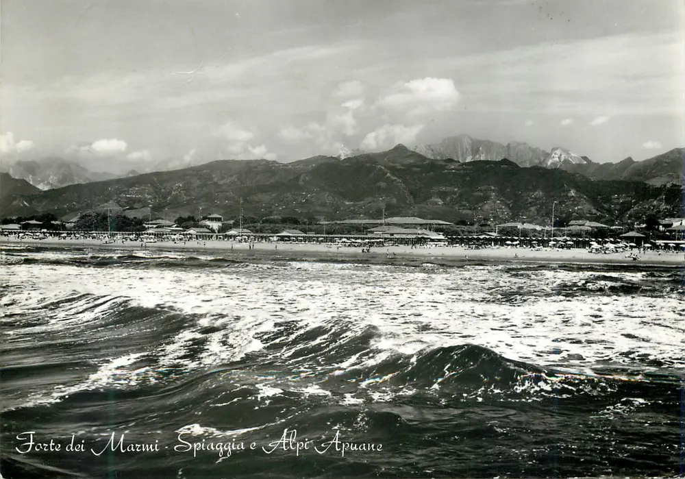 Forte dei Marmi - Spiaggia e Alpi Apuane - Recto