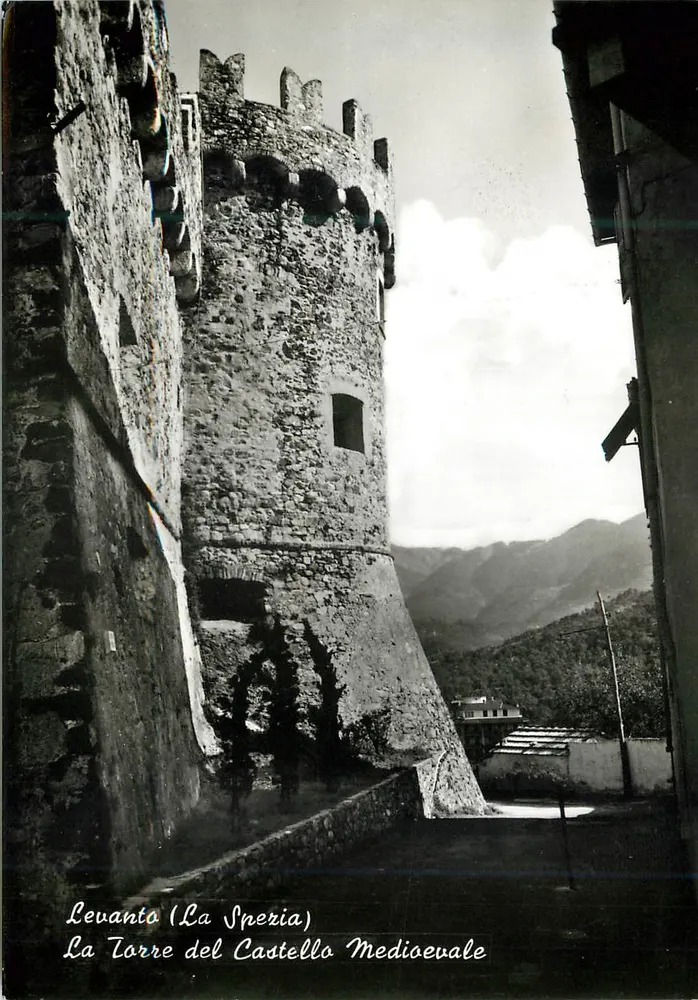 Levanto (La Sperìa) — Die Turm des mittelalterlichen Schlosses — Ed. Cova - Levanto - Vorderseite