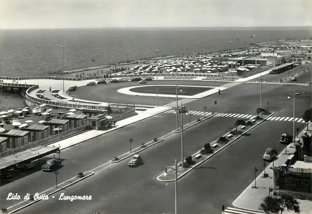Lido di Ostia - Lungomare — Luftbild — S.A. Fototipia Perretta - Terni - Vorderseite