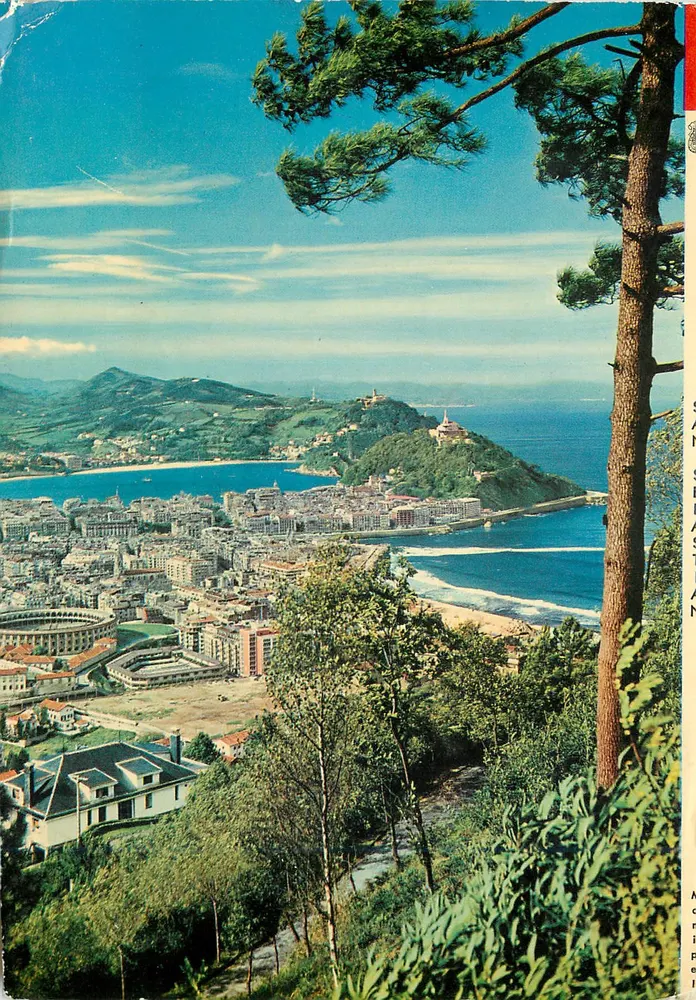 San Sebastián — vue prise du Monte Ulía — éditeur Hendaye-Plage - Recto