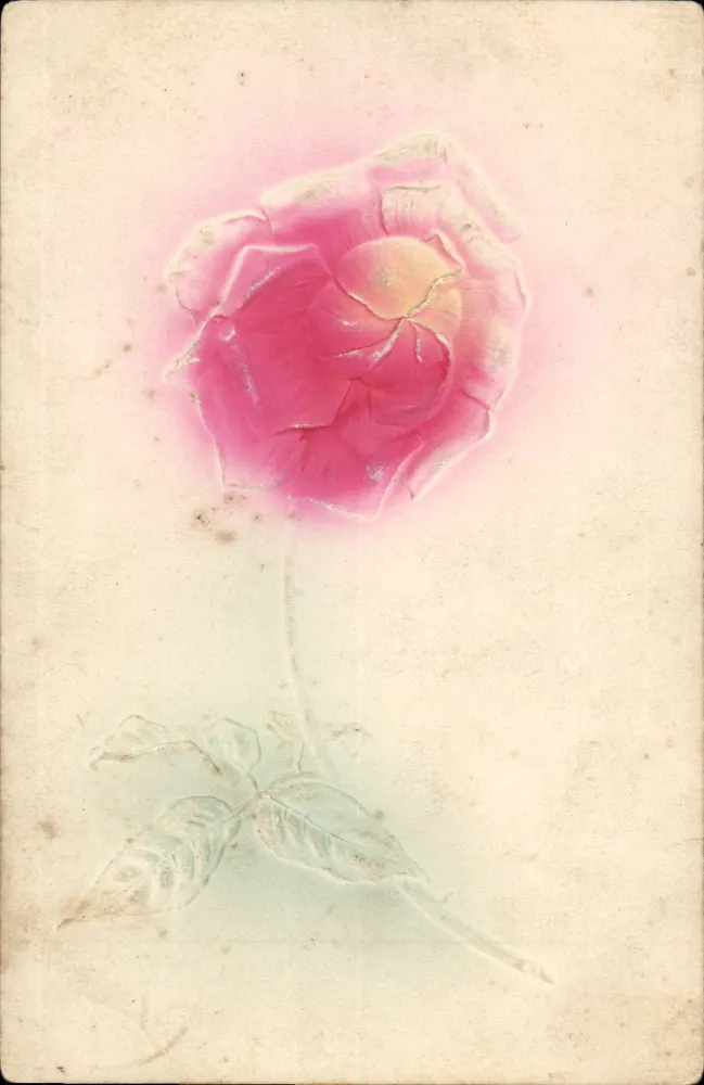 Rosas — ilustração — K.F. editores, série 670 - Frente