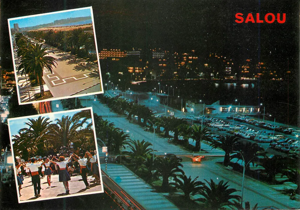 Salou — night view and beach scenes — publisher Luis Oliver - Front