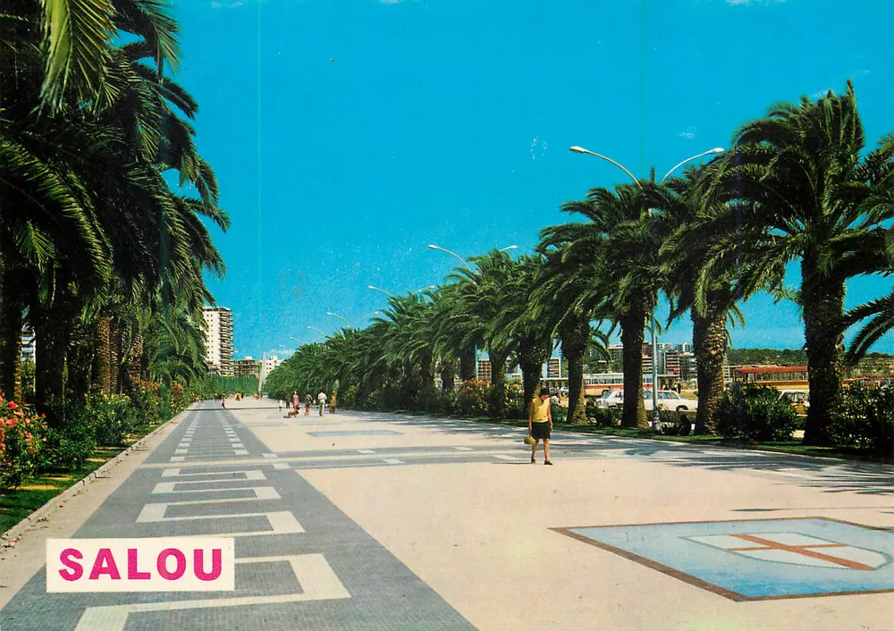 Salou — Promenade Jaime — Éditeur RAYMOND, Tarragone - Recto
