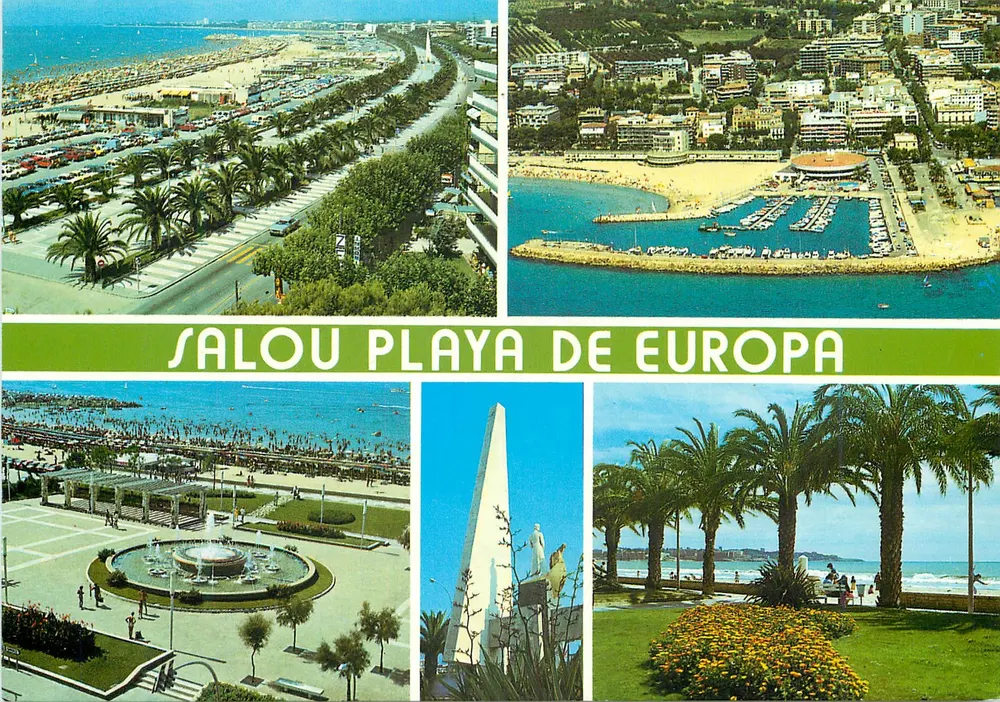 Salou Playa de Europa — Verschiedene Details der Villa — Postales I.B.G. n°37 - Vorderseite