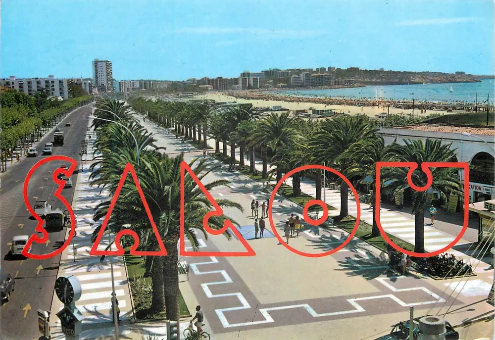 Salou — Paseo de Jaime I — Postales I.B.G. - Recto