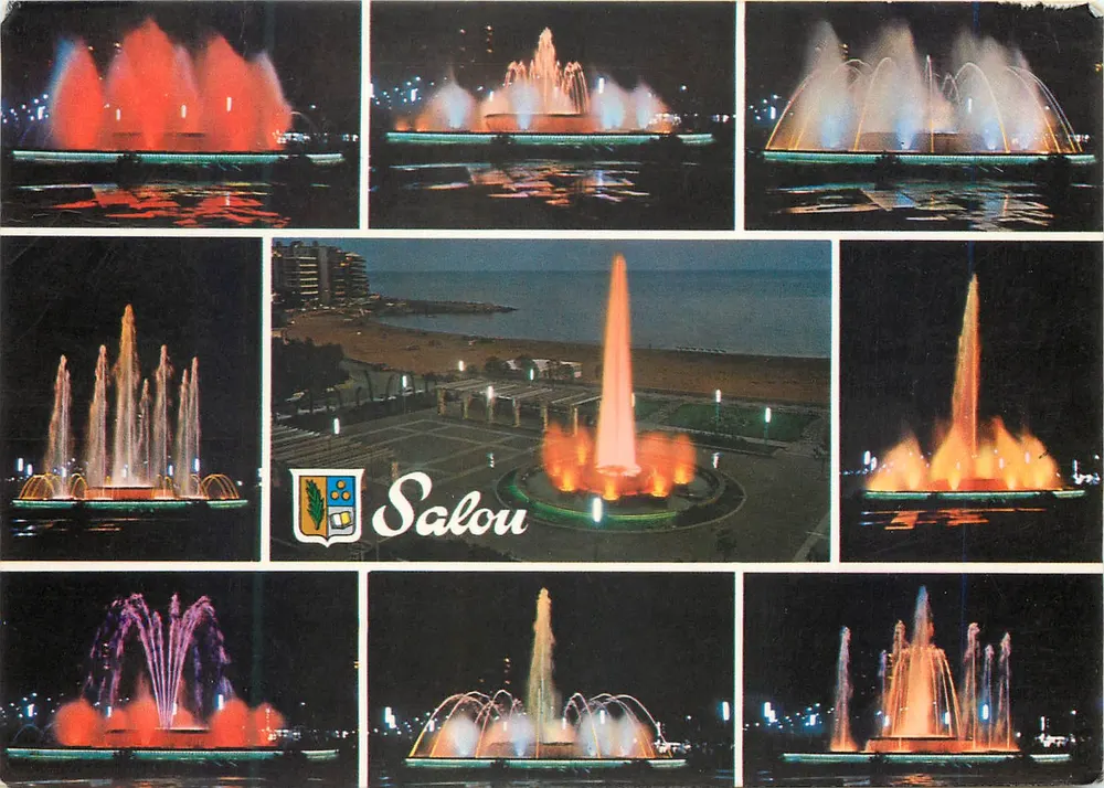 Salou — Fonte luminosa — Fotografía A. Campaña - Frente