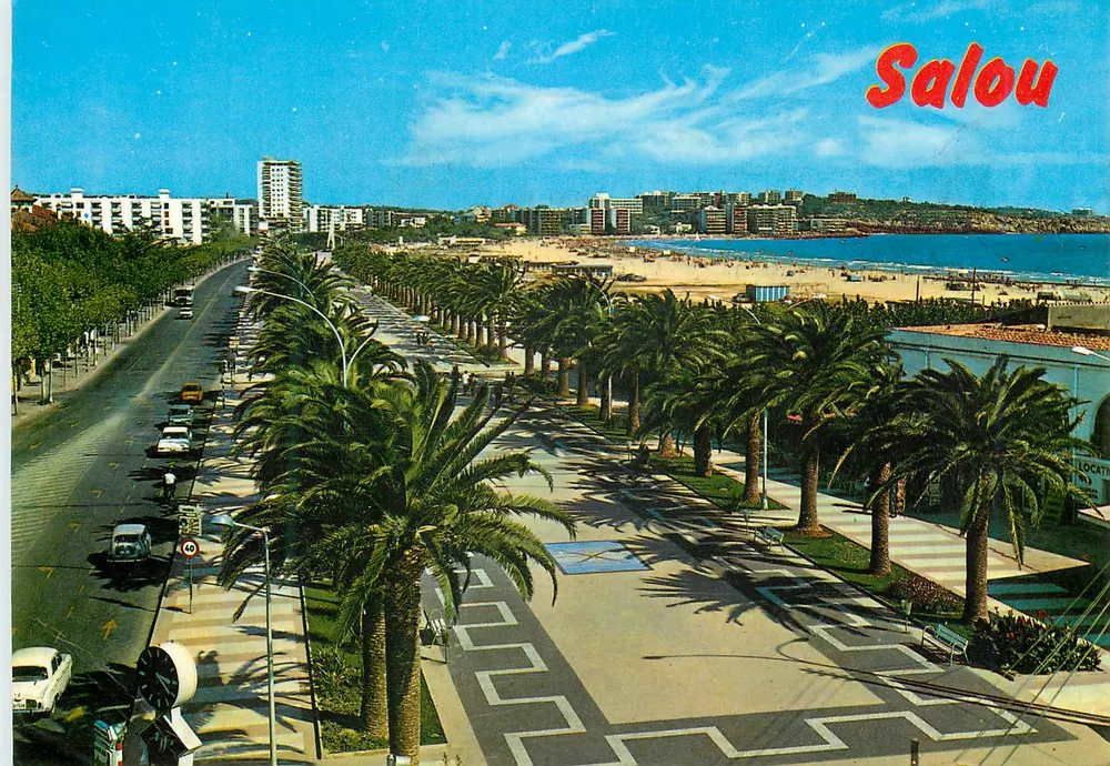 Salou — Promenade de Jaime I — Photo color RAYMOND - Recto