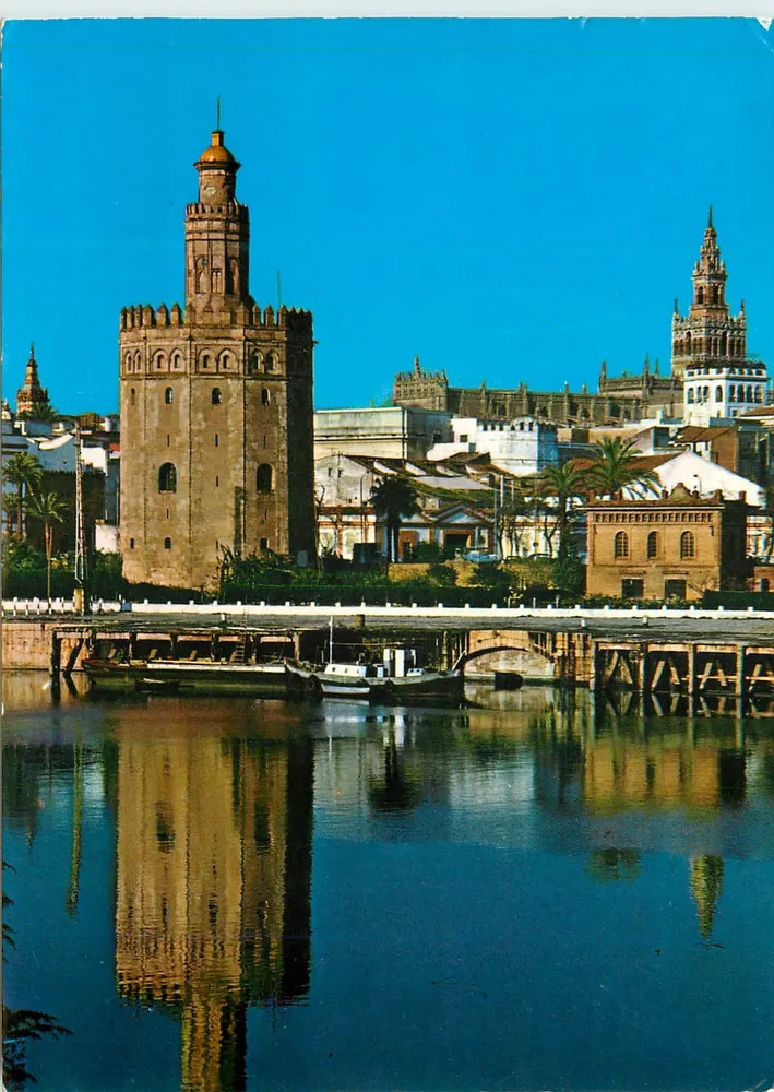 Sevilha — Torre do Ouro e Giralda — Edições Otto Reuss - Frente