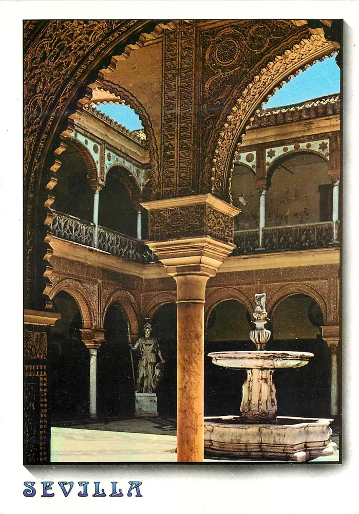 Pátio interno da Casa de Pilatos — Séville — Mini Ediciones DAVID n° 237 - Frente