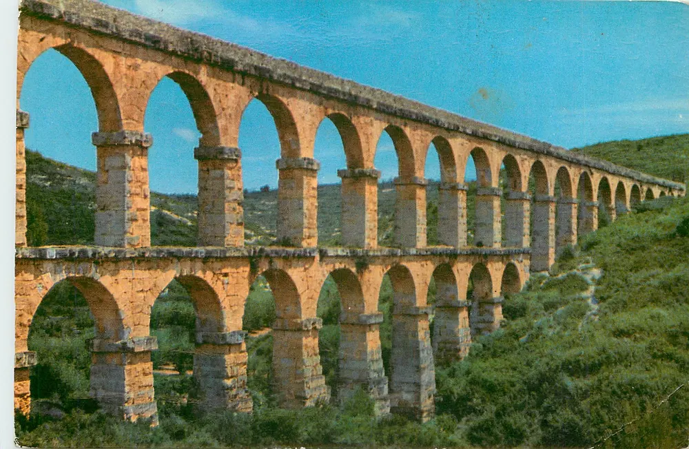 Aqueduto Romano — Tarragona — Foto-color RAYMOND, Tarragona, n° T.9-III - Frente