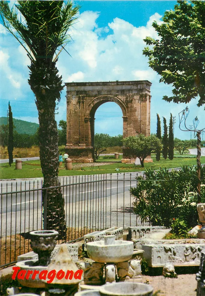 Tarragona — Arco de Bará — Foto colorida RAYMOND - Frente