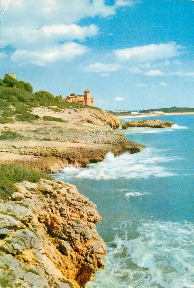 Castello di Tamarit — Costa Dorada, Tarragona — Foto a colori di Raymond - Recto