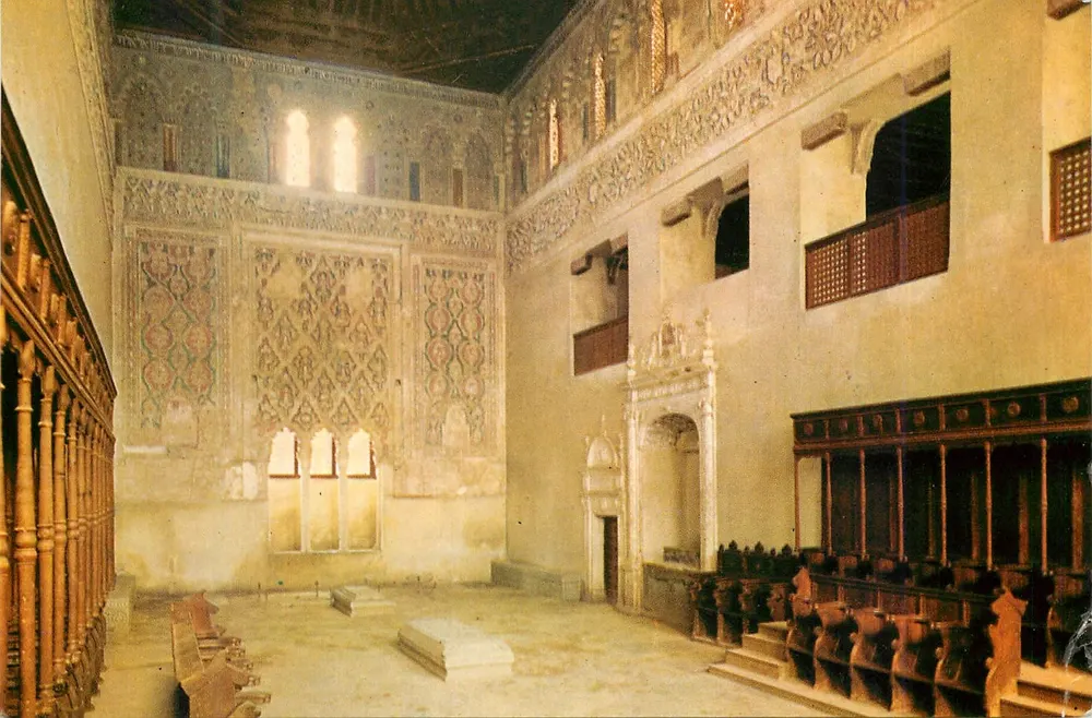 Sinagoga de Toledo — Interior decorado — Postales P. Esperon, Madrid - Frente