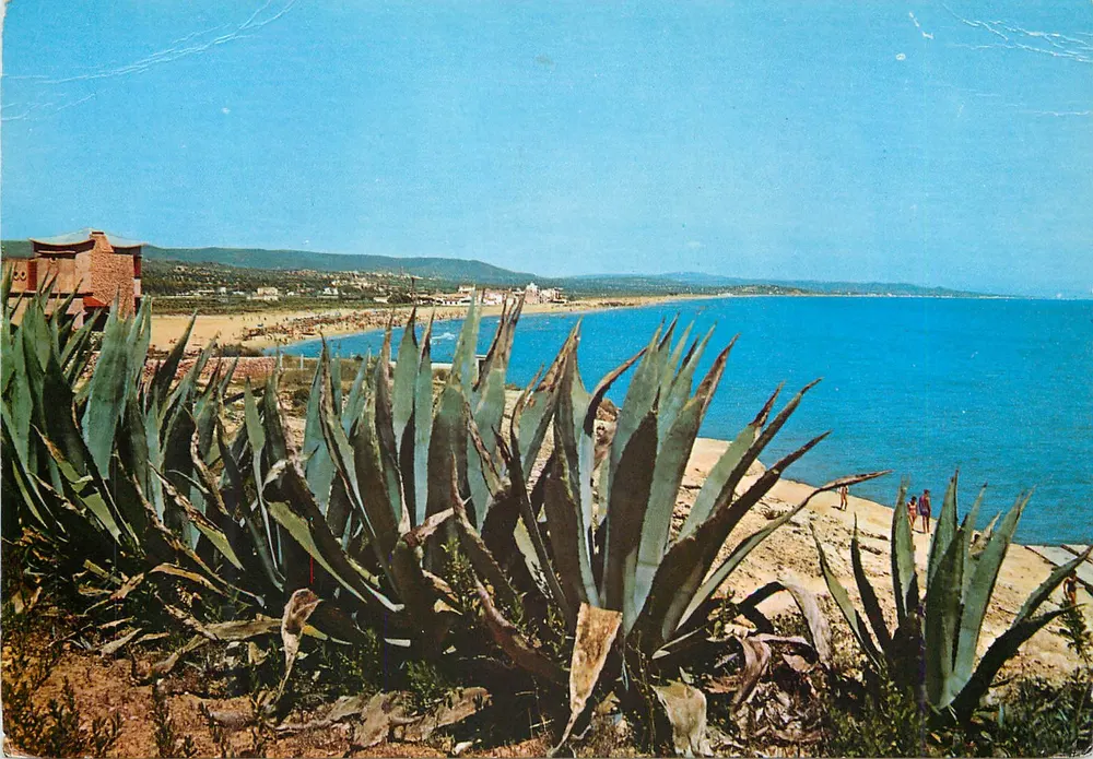 Torredembarra — Praia de Torredembarra — Foto color RAYMOND - Frente