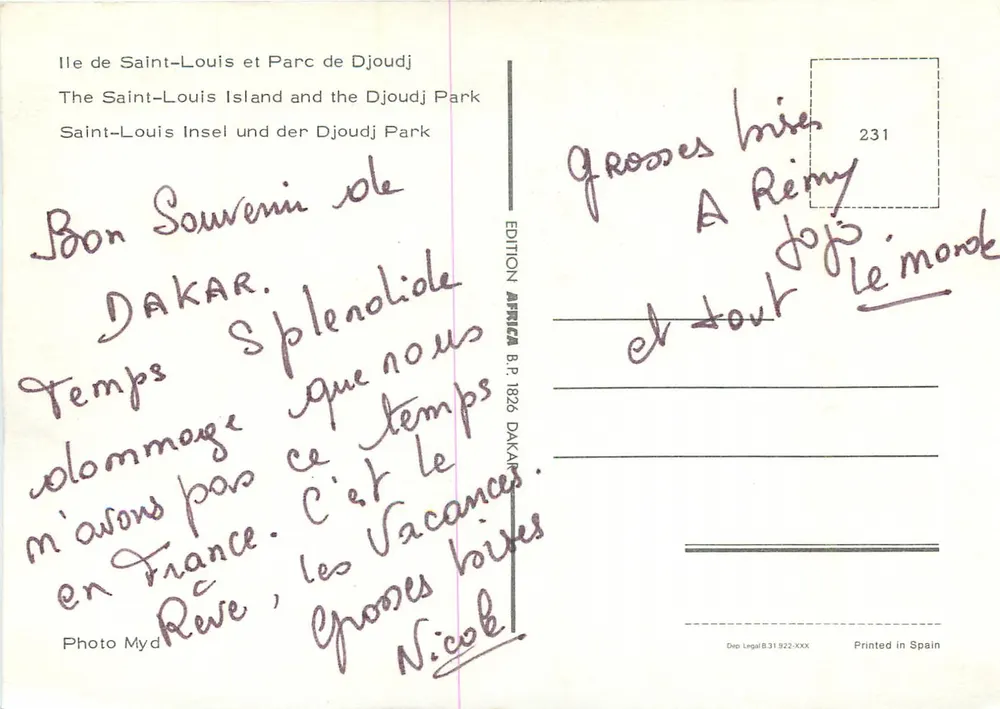 Saint-Louis - Djoudj — Parque nacional y isla de Saint-Louis — Edición Africa, Dakar - Reverso