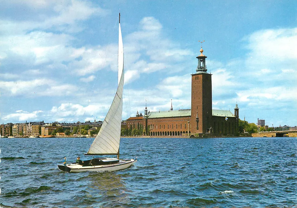 Stockholm. Stadshuset en Riddarfjärden — AB GRAFISK KONST, n° 130/148 - Voorkant