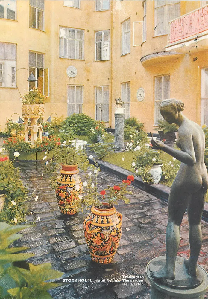 Stockholm, Hotel Regina — Le jardin — éditeur Ultra - Recto