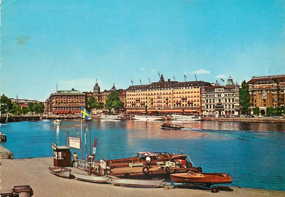 Strömmen mit Grand Hotel — Stockholm — Verlag Raffaelli - Vorderseite