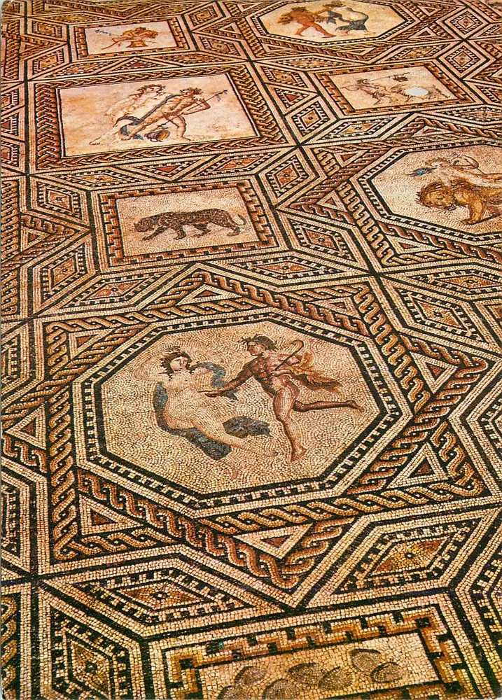 Mosaïek van Dionysos — 2e eeuw na Chr. — Kölner Ansichtskarten-Verlag, n° FF 109 - Voorkant