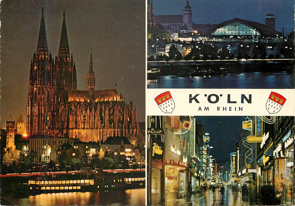 Cologne — Catedral e cidade às margens do Reno — editor Krillore 928/23 - Frente