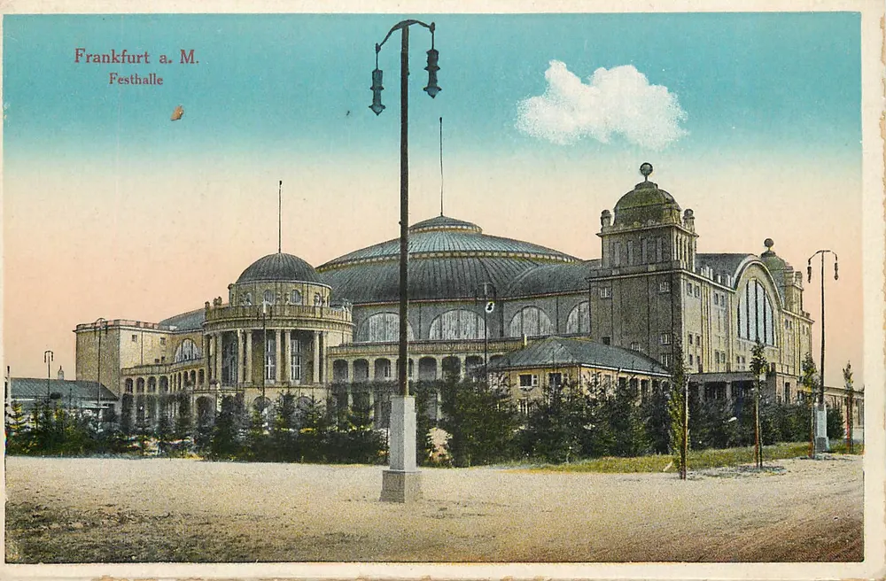 Frankfurt a.M. — Festhalle — editor desconhecido, número de série 12a - Frente
