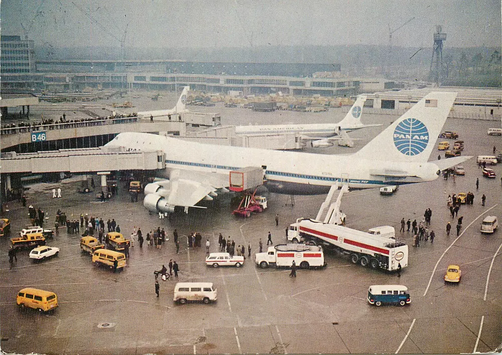Luchthaven Frankfurt/Main — Boeing 747 Pan Am — uitgever Flughafen Frankfurt/Main AG - Voorkant