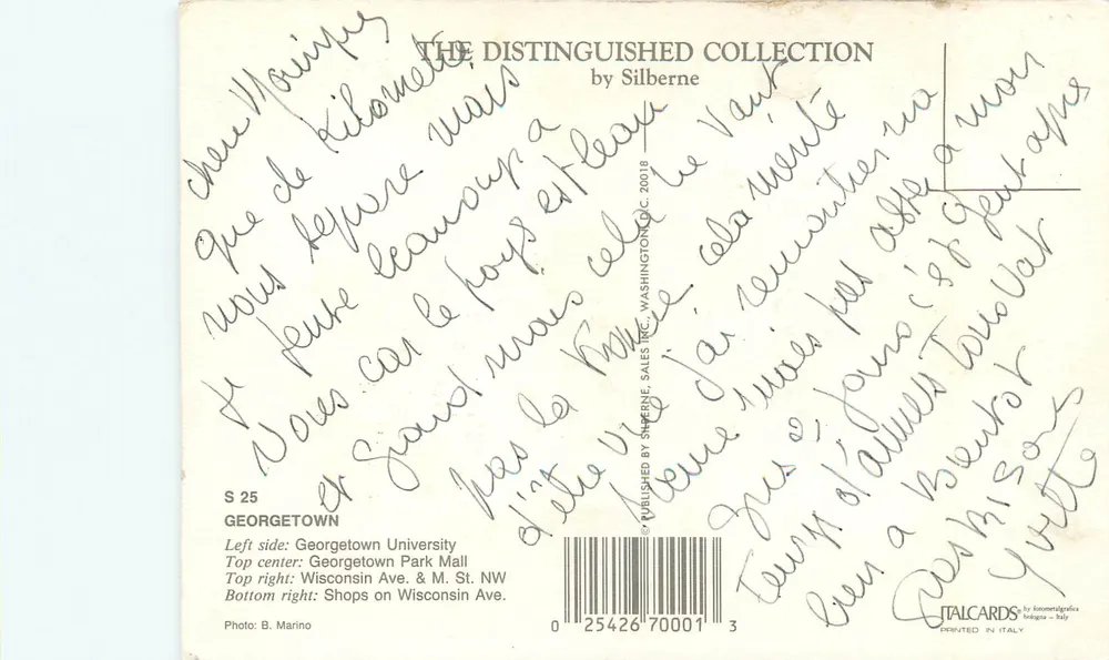 जॉर्जटाउन — पैनोरमिक दृश्य — THE DISTINGUISHED COLLECTION by Silberne, संख्या S 25 - पीछे
