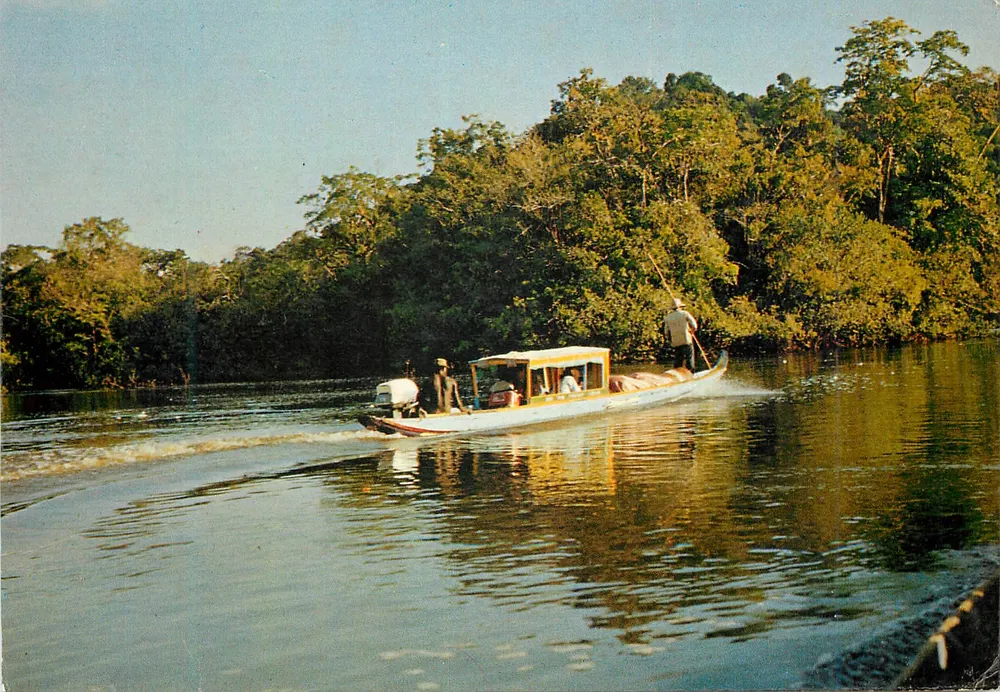 Touristenkanus — Französisch-Guayana und Suriname - Haut Maroni — Editions G. Delabergerie, n°244 - Vorderseite