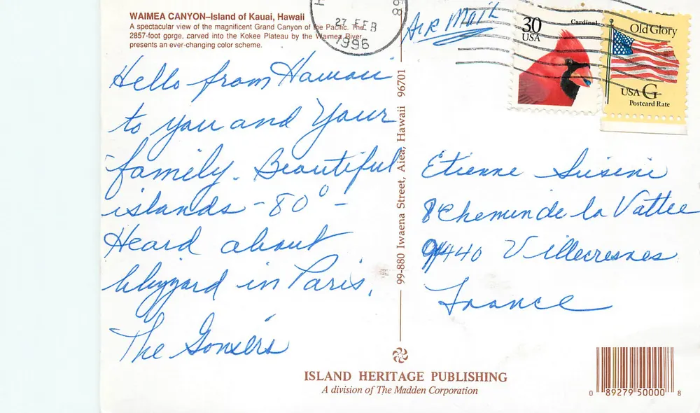 Waimea Canyon — Grand Canyon des Pazifiks — Island Heritage Publishing - Rückseite