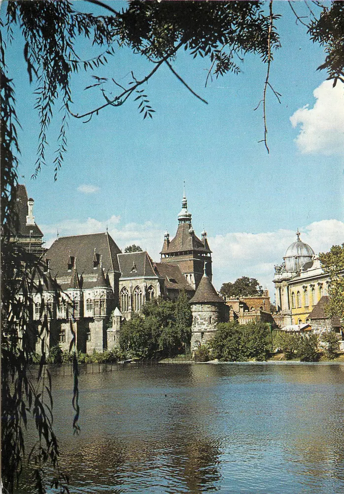 Budapest, Schloss Vajdahunyad (Landwirtschaftsmuseum) — Verlag Czech László, Serie I-7206/854 - Vorderseite
