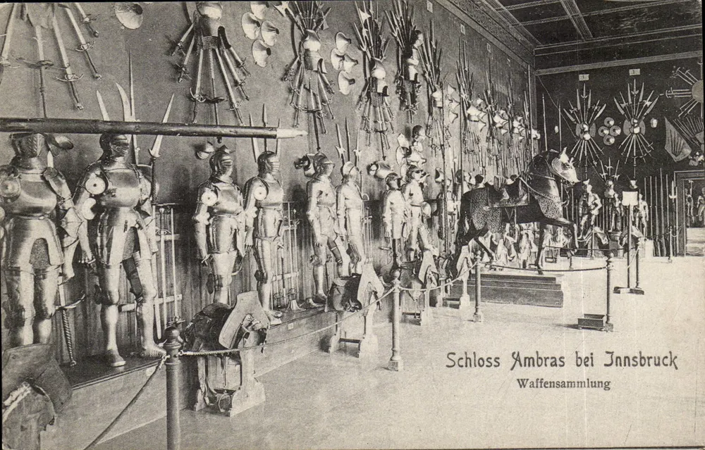 Schloss Ambras bei Innsbruck — Waffensammlung — Kunst-Verlag P. Eyzfried, Dürnseidorf - Vorderseite