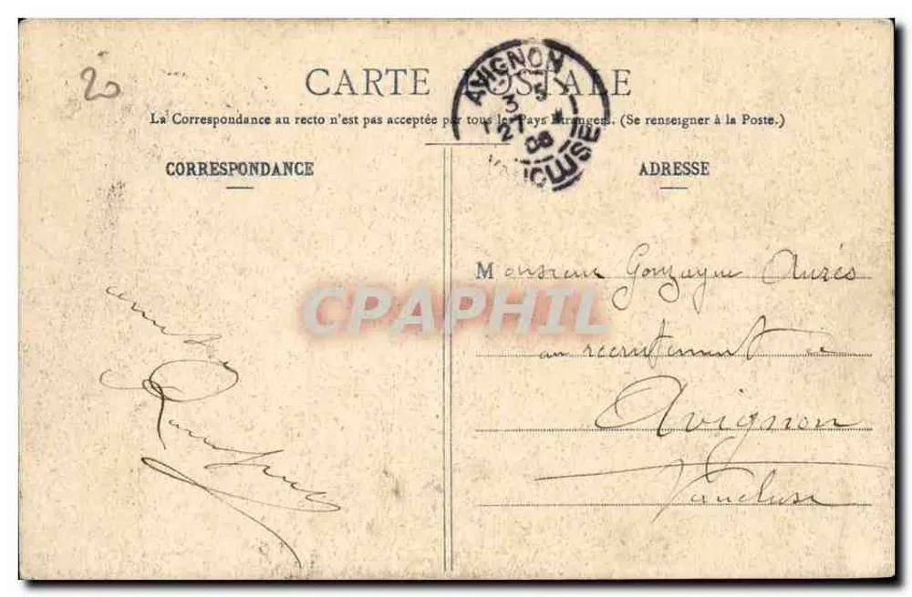 St-ÉTIENNE - Palácio de Justiça — Ed. Nouvelles Galeries, n°25 - Verso