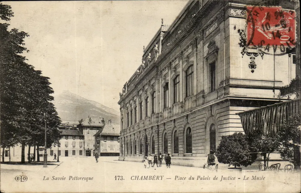Chambéry — Place du Palais de Justice — Das Museum — La Savoie Pittoresque 173 - Vorderseite